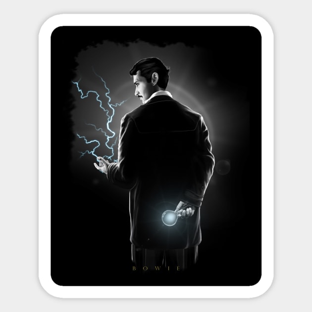 Tesla- Man of Magic Sticker by STARRJAM1969